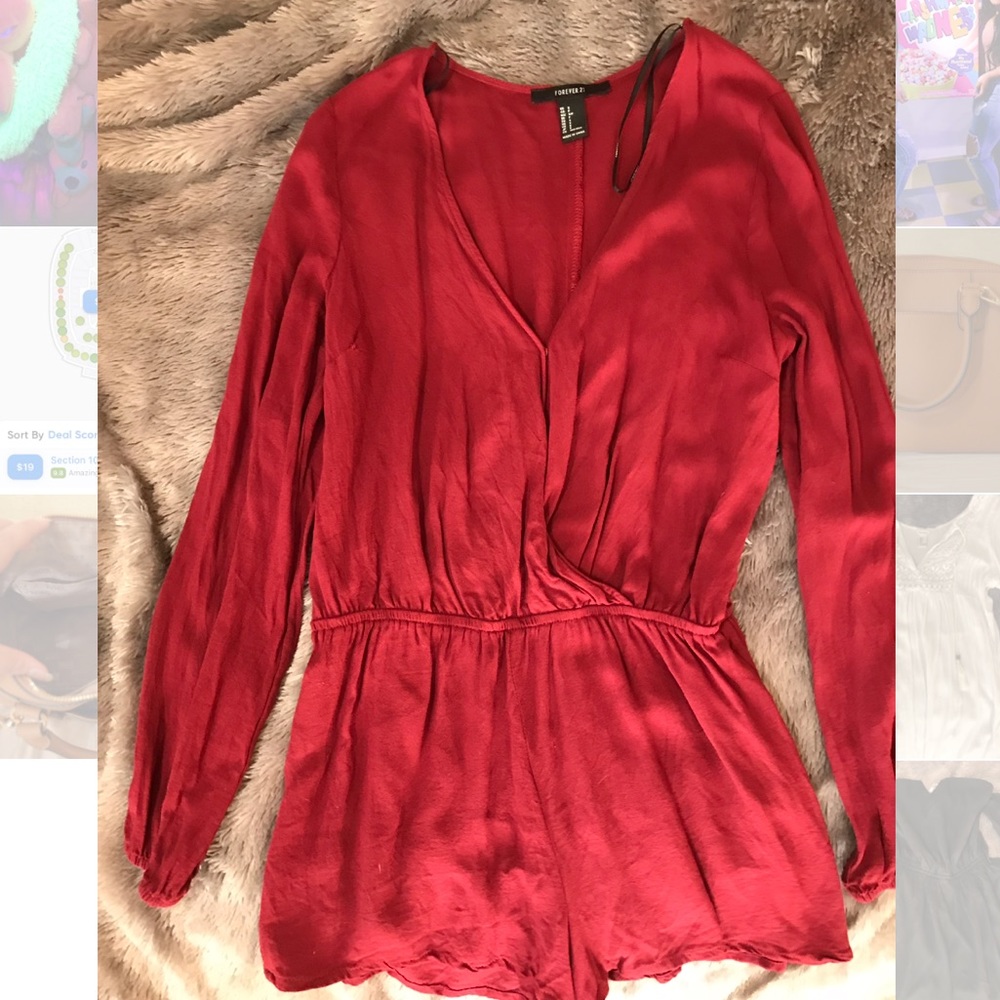 Red romper